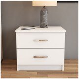 Hanah home KMD0201 White Nightstand