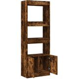  Visoka komoda Smoked Oak 63x33x180 cm od konstruiranog drva | shoptok.hr
