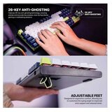 Fantech tastatura mehanicka gaming MK877S rgb atom 87S mori bela (rosie switch) | Eponuda.com