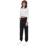 Cropp - Jogger hlače od trapera s cargo džepovima - Crna | shoptok.hr