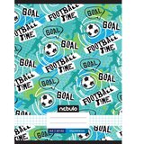 NEBULO speti zvezek s karo vzorcem in napisom Football time 87-32 A/4 | Shoptok.si