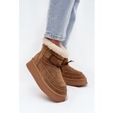 Big Star Suede Women's Snow Boots With Decorative Stitching Big Star | shoptok.hr