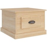 Maison Chic Klubska mizica - kavna mizica - Nizka mizica sonoma hrast 50x50x35 cm inženirski les, (21752696) Cene