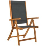  5-dijelni vrtni blagovaonski set od drva bagrema i tekstilena | shoptok.hr