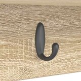  Vješalica za kapute na zidu Zidne Sonoma hrast 75 x 16 x 26 cm | Shoptok.si
