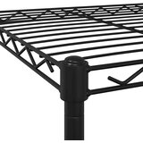  Stalak za pohranu s 3 razine i kotačima 60x35x81 cm crni 150 kg | shoptok.hr