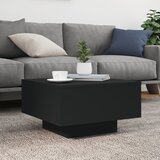  Stolić za kavu s LED svjetlima crni 55 x 55 x 31 cm | shoptok.hr