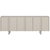 WOOOD Svijetlo siva TV komoda od masivnog bora 152x53x46 cm Basu – | shoptok.hr