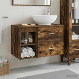  Set namještaja za kupaonicu 2 kom. Dimljeni hrast Smeđa 49,5 x 44,5 x 80 cm | shoptok.hr