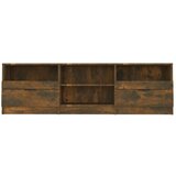 TV ormarić boja hrasta 150 x 33,5 x 45 cm konstruirano drvo | shoptok.hr