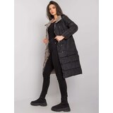 Fashion Hunters Black Alabama quilted winter jacket | Shoptok.si