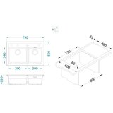Alveus atrox 50 carbon 790x500/195/195 mm | Eponuda.com
