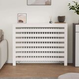  Pokrov za radiator bela 108,5x19x84 cm trdna borovina, (21397858) | Shoptok.si