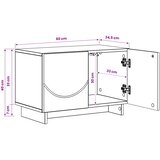  TV stalak 60 x 34.5 x 40 cm Dimljeni hrast Konstruirano drvo | shoptok.hr