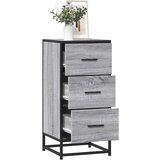 vidaXL Komoda boja hrasta sonome 35,5x35x76 cm konstruirano drvo metal | shoptok.hr