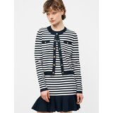 Michael Kors Pletena jopa mornarska / bela | Shoptok.si