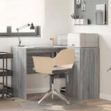 vidaXL Kotna pisalna miza Siva Sonoma 102x88x75 cm Ustvarjena les | Shoptok.si