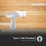  LED prigušiva punjiva stona lampa LED/1W/5V 3000-6000K 1800 mAh prozirna | Eponuda.com