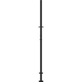 vidaXL Vrtna vrata crna 105x180 cm čelični plameni dizajn | shoptok.hr