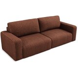 Makamii Sklopiva/s prostorom za odlaganje sofa od samta boja terakote 252 cm Kona – | shoptok.hr