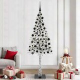 vidaXL Božično drevo med 300 LED z stojalom Bela 210 cm PE in jeklo | Shoptok.si