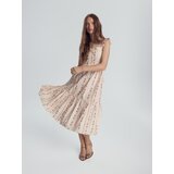Reserved Pamučna midi haljina - šaren | shoptok.hr