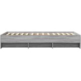  Okvir za krevet boja hrasta 75 x 190 cm od konstruiranog drva | shoptok.hr