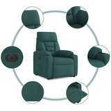  Električni naslonjač na podizanje tkanina tamnozeleni | shoptok.hr
