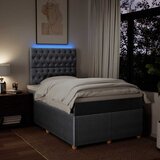  Krevet s oprugama i madracem svjetlosivi 120x190 cm od tkanine | shoptok.hr