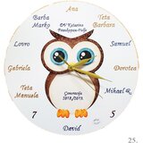  Personalizirani zidni satovi – Unikatni dar zahvalnosti za učiteljice i tete u vrtiću - 25. - 17920 | shoptok.hr