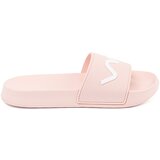 Shelvt Pink flip-flops with inscription | Shoptok.si