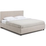 Bonami Selection Bež oblazinjena zakonska postelja s prostorom za shranjevanje z letvenim dnom 160x200 cm Myra Slim Line – | Shoptok.si