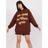 FANCY Sweatshirt-FA-BL-7716.39-dark brown Cijene