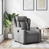 Maison Chic Naslanjač - Relax naslanjač iz temno sivega blaga, (22061572) | Shoptok.si