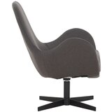 Livetastic FOTELJ, temno siva tekstil | Shoptok.si