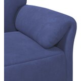 SOFA za 3 osobe Policijska plava 198 x 83 x 95 cm Baršun | shoptok.hr