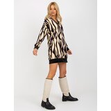 RUE PARIS Tunic-RP-TU-8189-2.07-black-beige | shoptok.hr