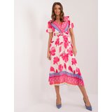 Italy Moda Dress-DHJ-SK-11331-5.19-dark pink | shoptok.hr