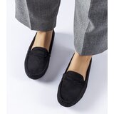 Gemre Black eco-suede moccasins Cellarengo | Shoptok.si