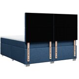  Krevet s oprugama i madracem plavi 200 x 200 cm od tkanine | shoptok.hr