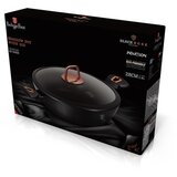 Berlinger Haus BH/1640N plitki lonec s pokrovom, 28 cm, black rose collection | Shoptok.si