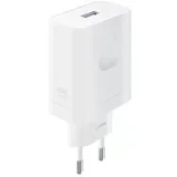 hišni polnilec VCB4JAEH 220V adapter SuperVooc 45W USB-A (bulk) - bel