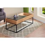 Livetastic KLUBSKA MIZA, črna, hrast artisan | Shoptok.si