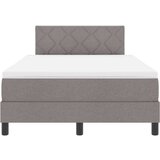  Postelja z vzmetnico z vzmetnico Taupe 120 x 200 cm blago, (5000128350) | Shoptok.si