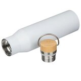  BOCA TERMO METALNA 550ML S DRVENIM POKLOPCEM MACMA 8389306 BIJELA | Shoptok.si