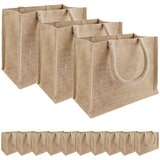  Torbe od jute 50 Prirodna 26 x 22 x 14 cm 100% Jut Slike