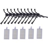 INORCO Kit de accesorios para aspiradoras Zdruljiv Panda X500, gutrend Joy90 / fun 110, Ecovacs Cr120 / cen540 Filtro Hepa X 5 piezas + Cepillo lateral X 10, (21982876) Cene