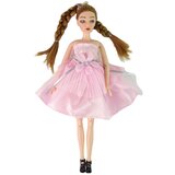  Lutka za igru Emily sa bež mačkom i pletenicama - 30 cm | shoptok.hr