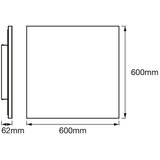 Osram LED RGBW prigušiva plafonska svetiljka SMART+ FRAMELESS LED/40W/230V | Eponuda.com