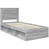  Okvir za krevet s uzglavljem Siva Sonoma 75 x 190 cm | shoptok.hr